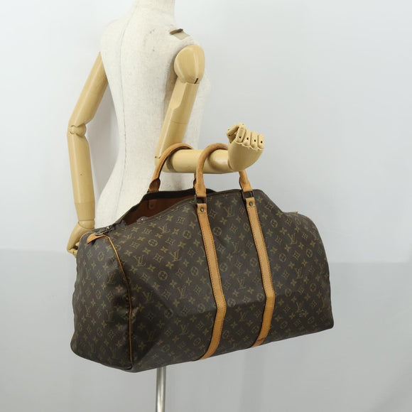 LOUIS VUITTON Monogram Keepall 55 Boston Bag M41424 LV Auth am9814
