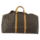 LOUIS VUITTON Monogram Keepall 55 Boston Bag M41424 LV Auth am9814-2