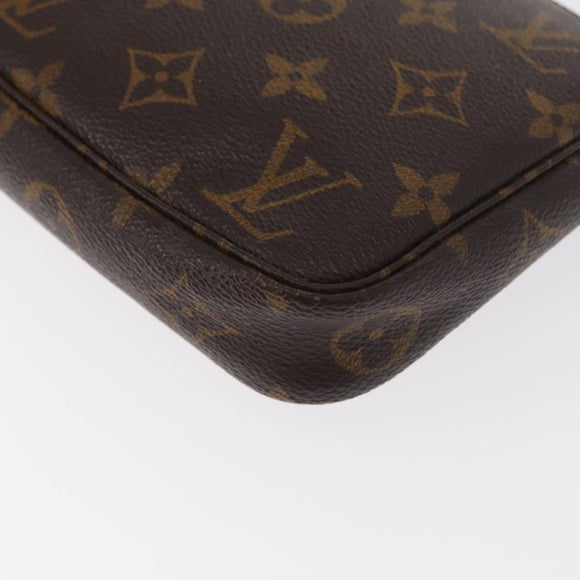 LOUIS VUITTON Monogram Pochette Accessoires Pouch M51980 LV Auth am9815