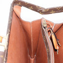 LOUIS VUITTON Monogram Serviette Fermoir Business Bag Vintage M53305 Auth am9816-20