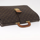 LOUIS VUITTON Monogram Serviette Fermoir Business Bag Vintage M53305 Auth am9816-6