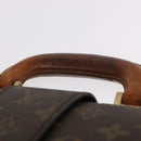 LOUIS VUITTON Monogram Serviette Fermoir Business Bag Vintage M53305 Auth am9816-14