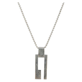 GUCCI Necklace Ag925 Silver Auth am9818