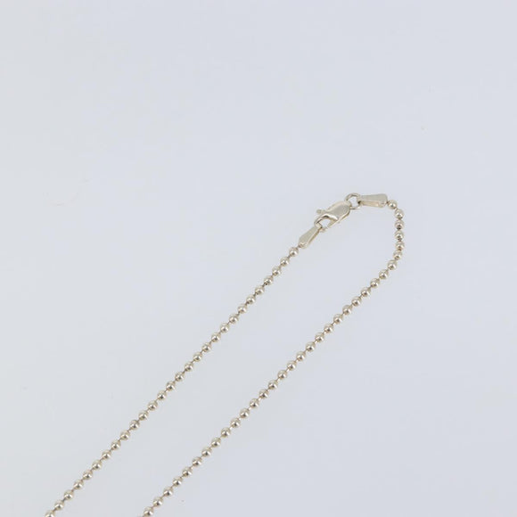 GUCCI Necklace Ag925 Silver Auth am9818