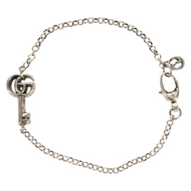 GUCCI Arabesque Bracelet Ag925 Silver Auth am9819V