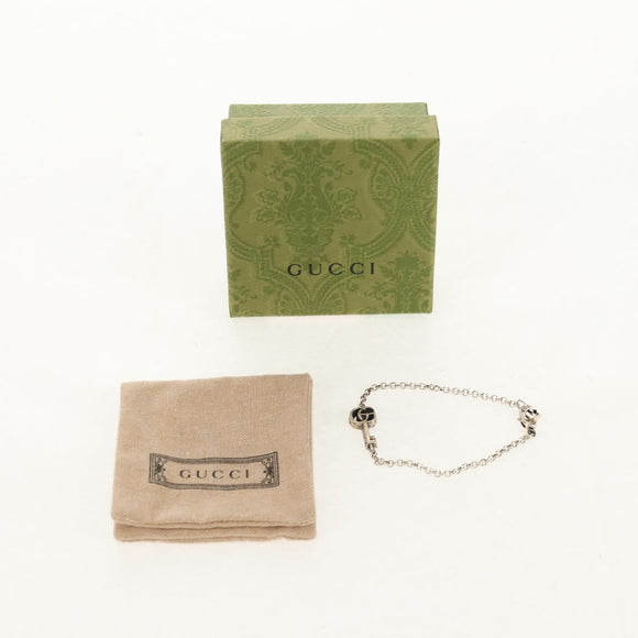 GUCCI Arabesque Bracelet Ag925 Silver Auth am9819V