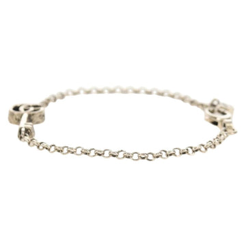 GUCCI Arabesque Bracelet Ag925 Silver Auth am9819V - 0