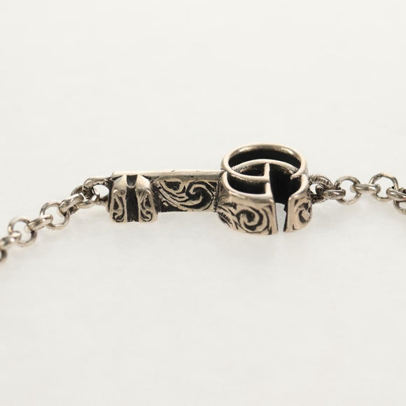 GUCCI Arabesque Bracelet Ag925 Silver Auth am9819V