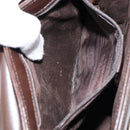 GUCCI Shoulder Bag Leather Brown Gold 001 1274 1874 Auth am9820-21