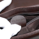 GUCCI Shoulder Bag Leather Brown Gold 001 1274 1874 Auth am9820-22