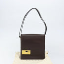 GUCCI Shoulder Bag Leather Brown Gold 001 1274 1874 Auth am9820-24
