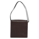 GUCCI Shoulder Bag Leather Brown Gold 001 1274 1874 Auth am9820-3