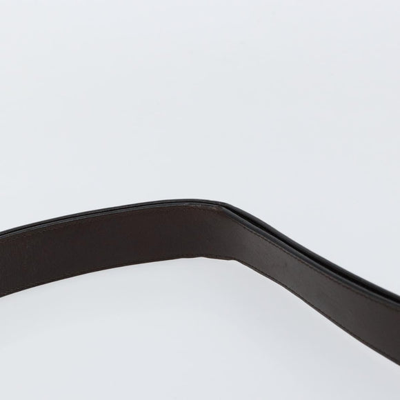 GUCCI Shoulder Bag Leather Brown Gold 001 1274 1874 Auth am9820