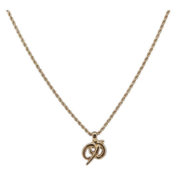 Christian Dior Necklace metal Gold Auth am9821