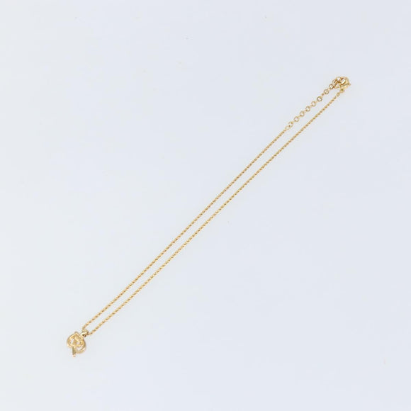 Christian Dior Necklace metal Gold Auth am9821