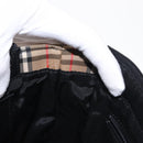 BURBERRY Nova Check Hand Bag Canvas Beige Gold Auth am9824-19