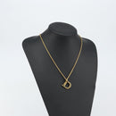 Christian Dior Necklace metal Gold Auth am9827V-14