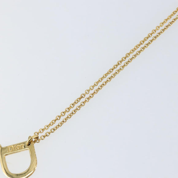 Christian Dior Necklace metal Gold Auth am9827V