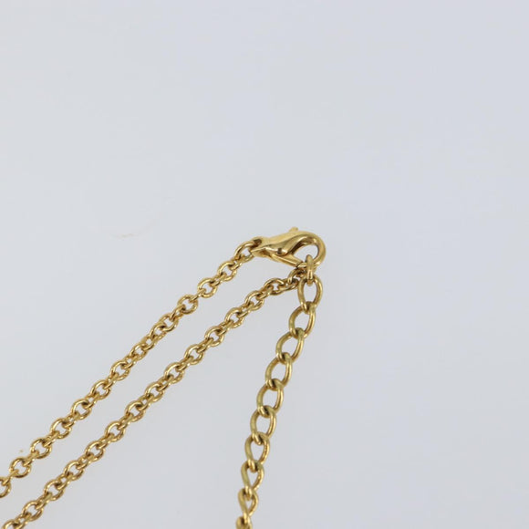 Christian Dior Necklace metal Gold Auth am9827V