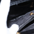 GUCCI Bamboo Hand Bag Leather Black Gold 002 1186 0260 Auth am9829-10