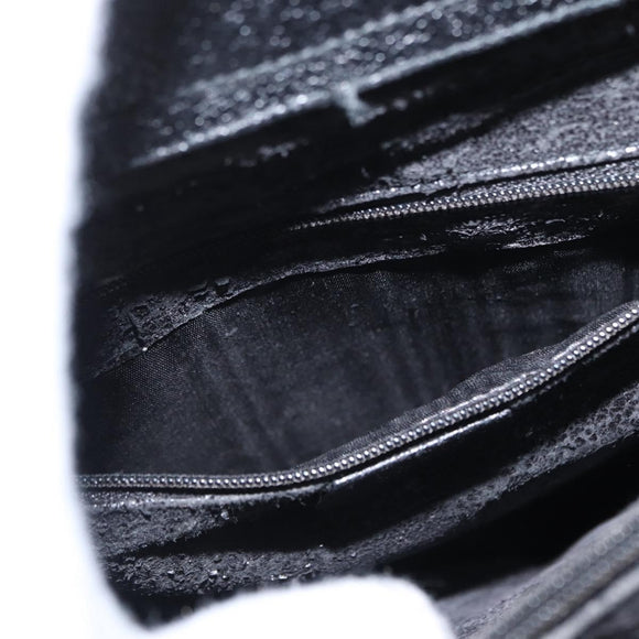 GUCCI Bamboo Hand Bag Leather Black Gold 002 1186 0260 Auth am9829