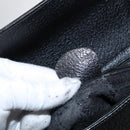 GUCCI Bamboo Hand Bag Leather Black Gold 002 1186 0260 Auth am9829-12