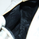Gianni Versace Backpack Leather Silver Gold Auth am9831-20