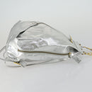 Gianni Versace Backpack Leather Silver Gold Auth am9831-3