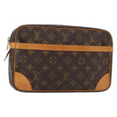 LOUIS VUITTON Monogram Compiegne 28 Clutch Bag M51845 LV Auth am9834-1