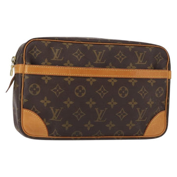 LOUIS VUITTON Monogram Compiegne 28 Clutch Bag M51845 LV Auth am9834