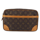 LOUIS VUITTON Monogram Compiegne 28 Clutch Bag M51845 LV Auth am9834-13