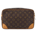 LOUIS VUITTON Monogram Compiegne 28 Clutch Bag M51845 LV Auth am9834-2