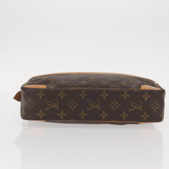 LOUIS VUITTON Monogram Compiegne 28 Clutch Bag M51845 LV Auth am9834
