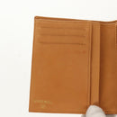 CHANEL Compact Wallet Caviar Skin Brown Gold CC Auth am9835V-19