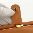 CHANEL Compact Wallet Caviar Skin Brown Gold CC Auth am9835V-21