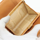 CHANEL Compact Wallet Caviar Skin Brown Gold CC Auth am9835V-9