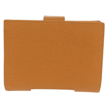 CHANEL Compact Wallet Caviar Skin Brown Gold CC Auth am9835V - 0