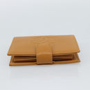 CHANEL Compact Wallet Caviar Skin Brown Gold CC Auth am9835V-5