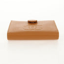 CHANEL Compact Wallet Caviar Skin Brown Gold CC Auth am9835V-6