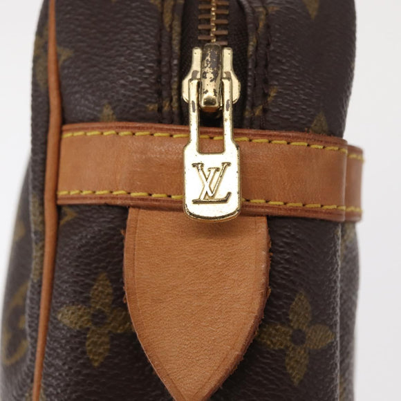 LOUIS VUITTON Monogram Compiegne 28 Clutch Bag M51845 LV Auth am9838