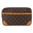 LOUIS VUITTON Monogram Compiegne 28 Clutch Bag M51845 LV Auth am9838-2