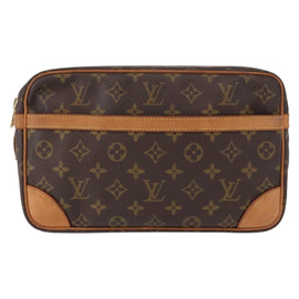 LOUIS VUITTON Monogram Compiegne 28 Clutch Bag M51845 LV Auth am9838 - 0