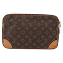 LOUIS VUITTON Monogram Compiegne 28 Clutch Bag M51845 LV Auth am9838-3