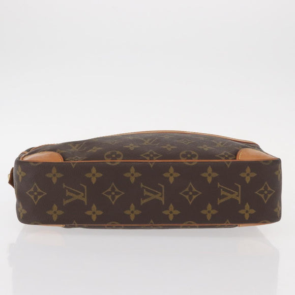 LOUIS VUITTON Monogram Compiegne 28 Clutch Bag M51845 LV Auth am9838
