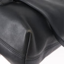 Coach Backpack Leather Navy Gold Auth am9839-17
