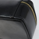 GUCCI Bamboo Vanity Hand Bag Nylon Black Gold 032 1956 0151 Auth am9840-15