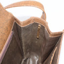 GUCCI Shoulder Bag Leather Brown Gold Auth am9842-18