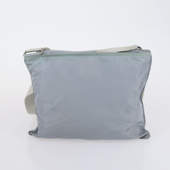 PRADA Hand Bag Nylon 2 Set Green Light Blue Auth am9845