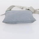 PRADA Hand Bag Nylon 2 Set Green Light Blue Auth am9845-15