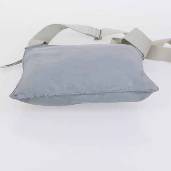 PRADA Hand Bag Nylon 2 Set Green Light Blue Auth am9845